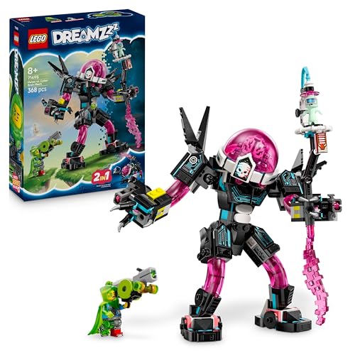 DREAMZzz 2 en 1 Mateo vs. Meca con Cibercerebro - Robot de Juguete Modular Convertible a Figura de Escorpion - Minifiguras y Dreamling - Regalo para Niños y Niñas de 8+ Años 71495