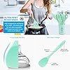 11in1 Silicone Cooking Kitchen Utensil Set, BPA Free Non Toxic Heat Resistant Nonstick Silicone Turner Tongs Spatula…