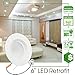 Sunco Lighting 10 Pack 5/6 Inch LED Recessed Downlight, Baffle Trim, Dimmable, 13W=75W, 5000K Daylight, 965 LM, Damp Rated, Simple Retrofit Installation - UL + Energy Star