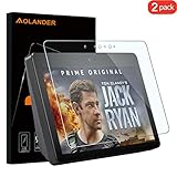Aolander [2-Pack] Screen Protector for Echo Show (2nd Gen) 10.1" 2018 HD Easy Installation Anti-Scratch No Bubble 9H Tempered Glass (10.1 Inch)