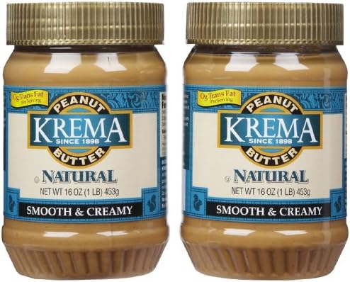 Krema Natural Creamy Peanut Butter - 16 oz - 2 pk