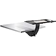 Mount-It! Sit Stand Keyboard Tray, Height Adjustable Under Desk Keyboard and Mouse Drawer, Full Motion Standing Design with 13.4 Inches of Vertical Adjustment, 26.5 in Wide Platform