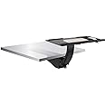 Mount-It! Sit Stand Keyboard Tray, Height Adjustable Under Desk Keyboard and Mouse Drawer, Full Motion Standing Design with 1