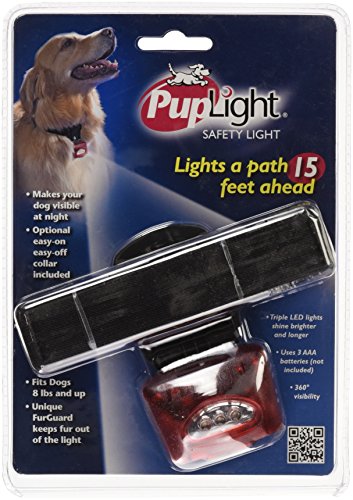 PupLight Dog Safety Light, Red