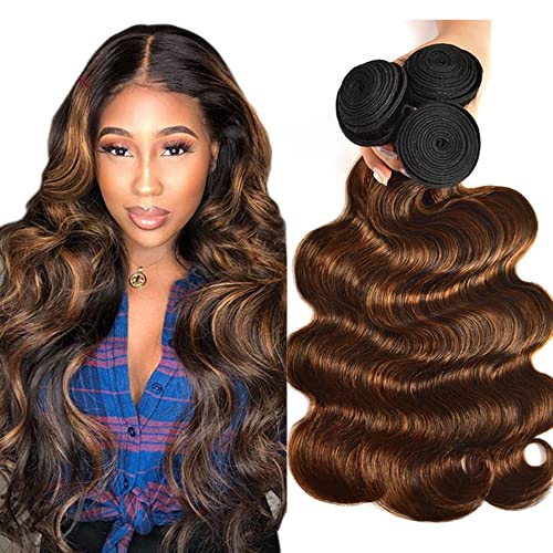 3PO P430 Body Wave Human Hair 3 Bundle 8 10 12 pulgadas
