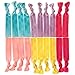 Spiral Hair Ties for Women Coil Hair Ties for Girls Phone Cord Hair Ties No Crease Hair Ties Bulk Waterproof Ponytail Holders Traceless Set Multicolor