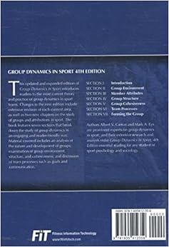 Group Dynamics In Sport - Carron, Albert V.; Hausenblas, Heather A