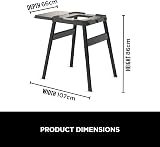 Ninja Woodfire Universal Stand with Side Table Black H62.5 x W61.7 x D22.7cm view 2