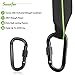 Swurfer Tree Swing Hammock Straps –Hanging Kit for Hammock, Tree Swings, Durable, Weatherproof, Rust Free, Secure Lock Snap Carabiners Included, Weight Limit 2200 lbs Per Strap (10 Feet – 1 Strap)