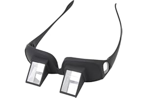 Lazy Glasses for Improved Visual Clarity, 90 Degree Horizontal Reflection, Relaxation for The Neck, Wearable with Prescriptio