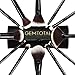 Gemtotal 12-Pieces Professional Premium Blending Kabuki Makeup Brushes Set for Women with Organizer Bag, Black