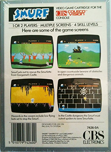 Smurf: Rescue in Gargamel's Castle - ColecoVision (CBS International Verison)