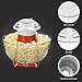 Excelvan Homemade Air-pop Popcorn Maker with Quick and Safe Operation, Popper Corn Machine with Removable Plus Bowl Suitable for Families Enjoyment, Party (Orange)