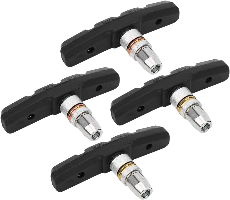 【𝐒𝐩𝐫𝐢𝐧𝐠 𝐒𝐚𝐥𝐞 𝐆𝐢𝐟𝐭】Easy to Operate 2Pair Bicycle Brake Pad, High