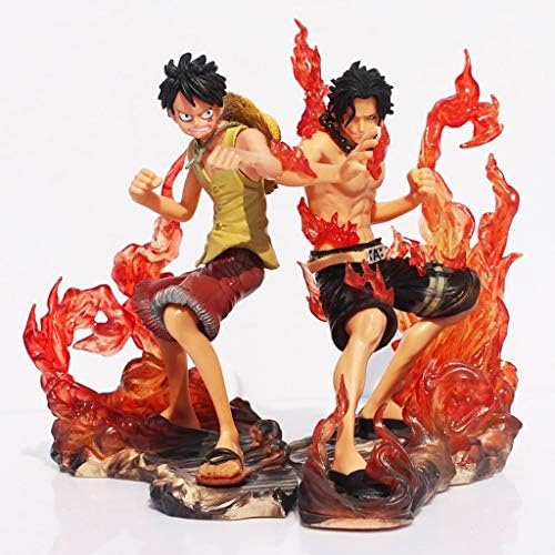 KPST One Piece Anime Figure DX Luffy Ace Brotherhood Anime Cartoon 2 Years Later 2pcs/Set