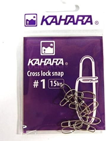 Kahara Japan. Cross Lock Snap #00 6kg 10pcs