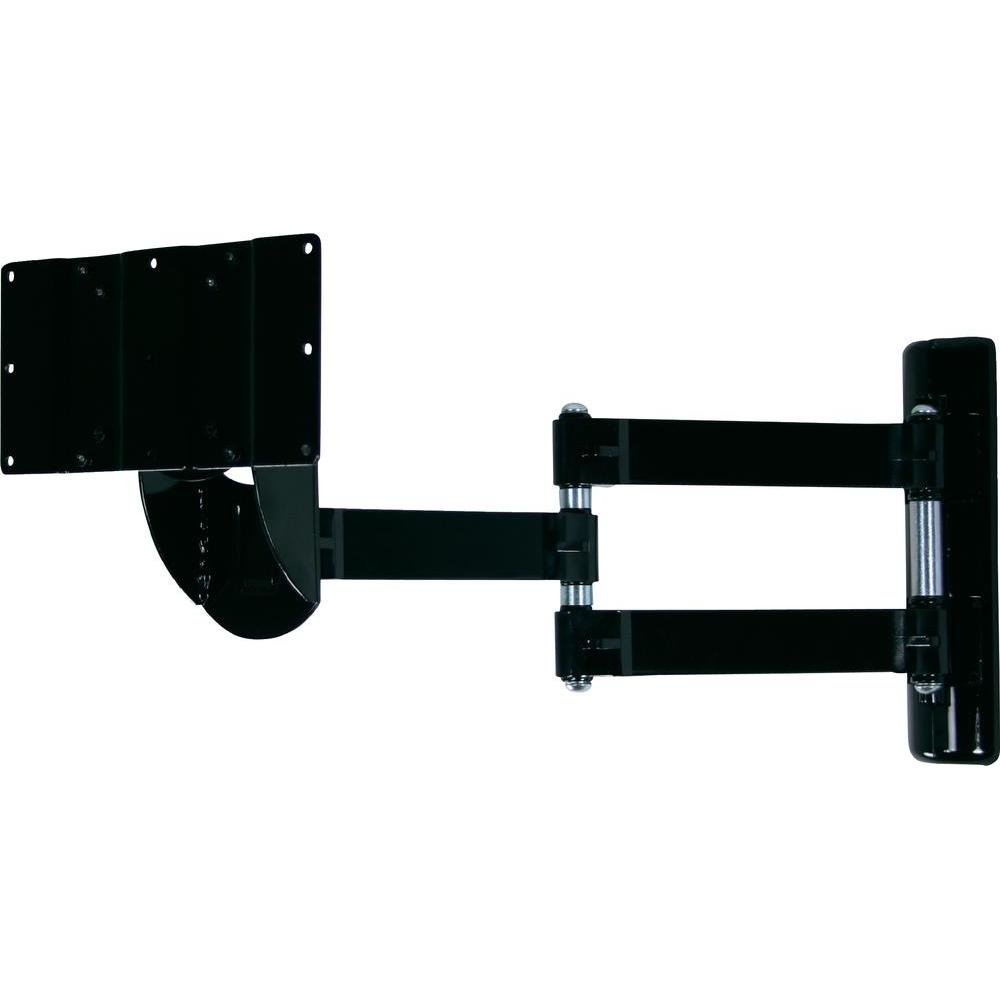B-Tech BT7515 Flat Screen Wall Mount with Double Arm in Piano Black