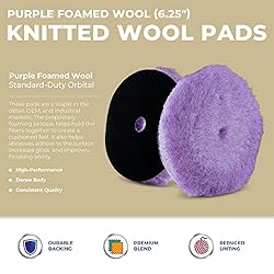 Wool Buffing Pad for Standard Duty Orbital