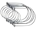 Stainless Steel Wire Handles for Mason, Ball, Canning Jars (6 Pack, Regular Mouth)