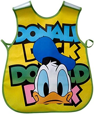 Full Coverage Waterproof EVA Baby-Toddler Bib Apron (Yellow)
