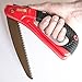 The Gardener's Friend Folding Pruning Saw, Lightweight, D-Saw is Easy to Use, Small Weak Hands, Safety Latch, Great Gift