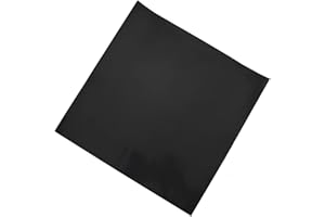 YTYIJIE Adhesive Black Rubber Pad Sheet Thin Silicone Rubber Gasket Sheet 12X12 inch,1/25 Inch Thick Gaskets DIY Material, Supports, Leveling, Sealing, Bumpers, Protection (1/25, 1)