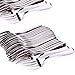 Simple Home Co. SimpleHomeCo. Premium Mini Plastic Forks for Appetizers - 500 Count 4 Inches - Stainless Steel Finished Silver Disposable - Perfect for Tastings and Desserts