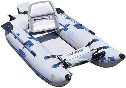 Amazon Com Sea Eagle 285fpb Inflatable Pontoon Boat Pro Package Open Water Inflatable Rafts Sports Outdoors