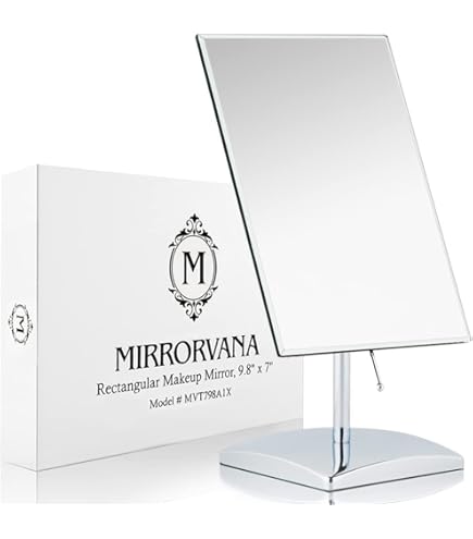 Miroir De Recul V Realme - Image Réelle Non Inversé 22,9 Cm Maquillage