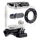 Goliton Protective Housing Case Cover for Gopro Hero 1 / Gopro Hero 2 - Open Side for FPV- White