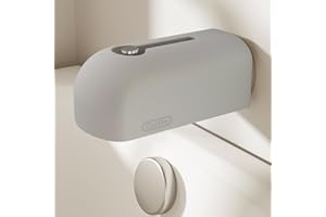 ROSLIM Bathtub Faucet Cover, Soft Silicone Bath Faucet Cover for Kids, Bath Spout Cover for Tub, Faucet Cover for Bathtub Safety, Toddler Bath Tub Water Spout Cover, Universal Fit (Grey)