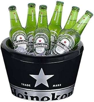 Aislamiento de doble pared de cerveza Heineken cerveza hielo cubo