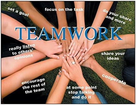 Geyer Instructional Products 980040 Teamwork Poster, 22" Height, 17" Length, Multi-Colored