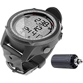 OCEANIC Geo Air Dive Watch | Connect to Your Smartphone Through DiverLog+ App | Large, Easy-to-Read Display | Air Integration | Bundle with Wireless air Transmitter