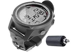 OCEANIC Geo Air Dive Watch | Connect to Your Smartphone Through DiverLog+ App | Large, Easy-to-Read Display | Air Integration | Bundle with Wireless air Transmitter