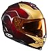HJC Helmets Marvel IS-17 Unisex-Adult Full Face IRONMAN Street Motorcycle Helmet (Red/Yellow, X-Large)