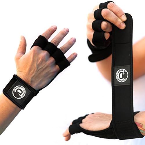 Ultimate Cross Training Gloves By AMRAP Gear – Gym Workout Hand Protectors, Weightlifting WOD Wraps For Men &amp; Women, Stylish &amp; Comfortable Exercise Wrist Guards (Black, Extra Small)