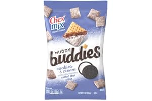 Chex Mix Muddy Buddies, OREO Cookies and Cream Snack Mix, 9 oz