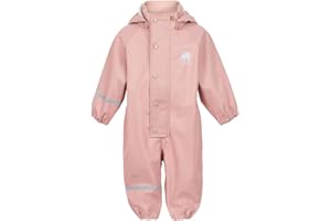 CeLaVi One Piece Rain, Snow, and Mud Coat and Pants, Lightweight Shell, Weather Proof Outerwear for Children and Toddlers