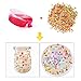 Gunsamg DIY Slime Kit Supplies for Kids,Clear Crystal Slime Making Kit, Fluffy Slime,Glitter,Colorful Foam Balls and Beads for Making Art Craft
