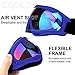 COOLOO Ski Goggles, 2 Pack Snow Goggles Snowboard Goggles for Men Women Kids - UV Protection Foam Anti-Scratch Dustproof
