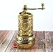 Bazaar Anatolia Turkish Handmade Grinder, Spice Grinder, Salt Grinder, Pepper Mill 4.2'' (4-Gold)