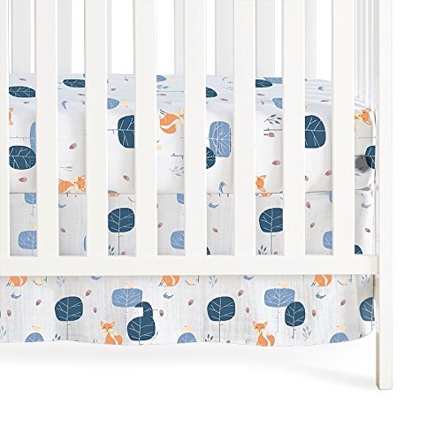 Aden Anais Organic Crib Skirt Into The Woods Foxy Desertcart INDIA