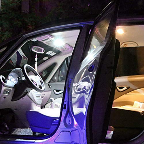 23pcs Car Interior Inside Light LED Interior Car Strip Lights Dome Trunk Map License Plate Lamp Bulb LED Interior Lights for Car (23pcs, Sliver)