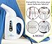 Suwikeke Steamer for Clothes, Garment Steamer [Upgrade Features] -JetSteam 140ml Portable Fabric & Clothes Steamer, Perfect for Home & Travel Use, Powerful 900 Watts, Fast Heat-Up, White