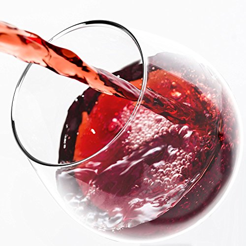 Royal Stemless Wine Glass Set, 8-Pack, 15 Ounce Wine Tumbler Set, Glass - Thumbnail 3