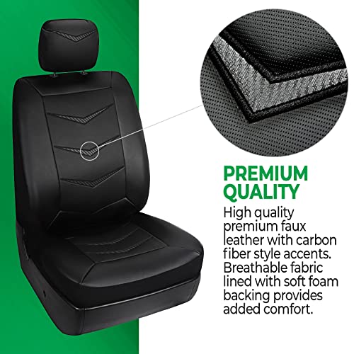 Season Guard BelAir Car Seat Cover, Faux Leather, Universal Fit for