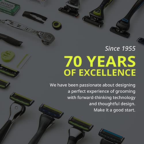 Dorco Pace 6 Plus Six Blade Disposable Razors with Trimmer Value