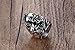 MAIKEDIAO Men's Vintage Gothic Stainless Steel Skull Clown Engraved Biker Ring Band Punk Knight Jewelry Silver Gold (Silver A, 11)