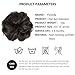 Felendy Messy Hair Bun Extensions Donut Chignons Wedding Hairpiece Thick Curly Wavy Hair Updo for Women Lady Girl Natural Blackthumb 4